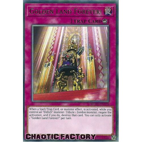 MGED-EN128 Golden Land Forever! Rare 1st Edition NM