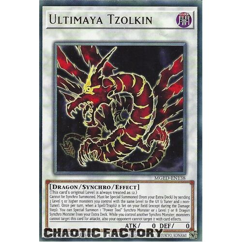 MGED-EN138 Ultimaya Tzolkin Rare 1st Edition NM