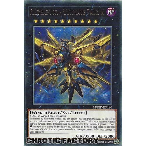MGED-EN140 Raidraptor - Ultimate Falcon Rare 1st Edition NM