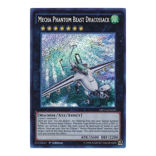Mecha Phantom Beast Dracossack - MP14-EN030 - Secret Rare 1st edition NM
