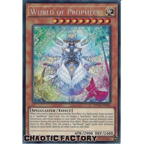 World of Prophecy - MP14-EN081 - Secret Rare 1st Edition NM