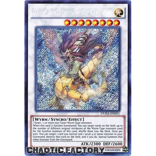 Baxia, Brightness of the Yang Zing - MP15-EN096 - Secret Rare 1st Edition NM