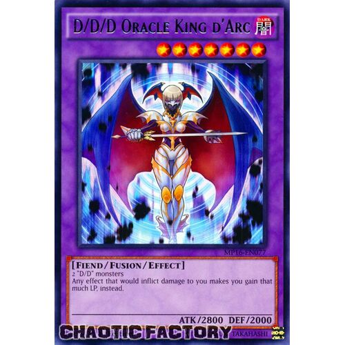 MP16-EN077 D/D/D Oracle King d'Arc Rare 1st Edition NM