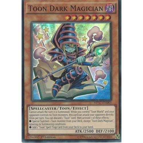 MP17-EN083 Toon Dark Magician Super rare  1st Edition NM