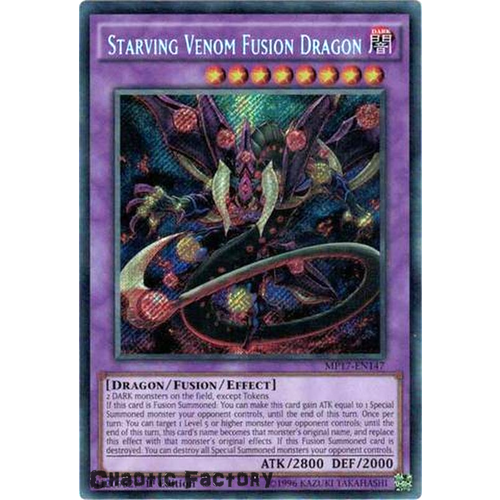 Starving Venom Fusion Dragon - MP17-EN147 - Secret Rare 1st Edition