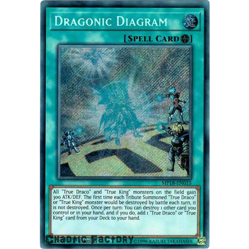 MP18-EN015 Dragonic Diagram Secret Rare 1st Edition NM
