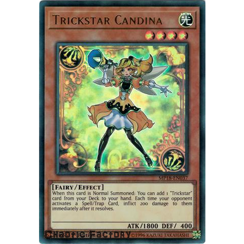 Yugioh MP18-EN037 Trickstar Candina Ultra Rare 1st Edition NM
