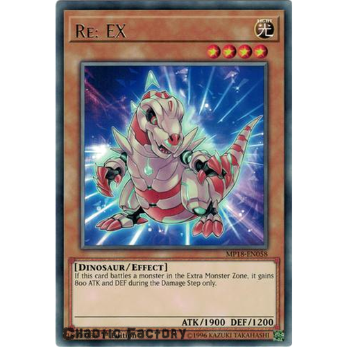 Yugioh MP18-EN058 Re: EX Rare 1st Edition NM