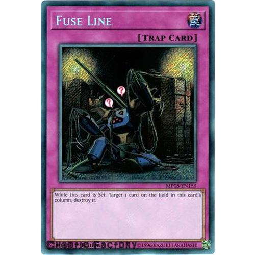 Yugioh MP18-EN155 Fuse Line Secret Rare 1st Edition NM
