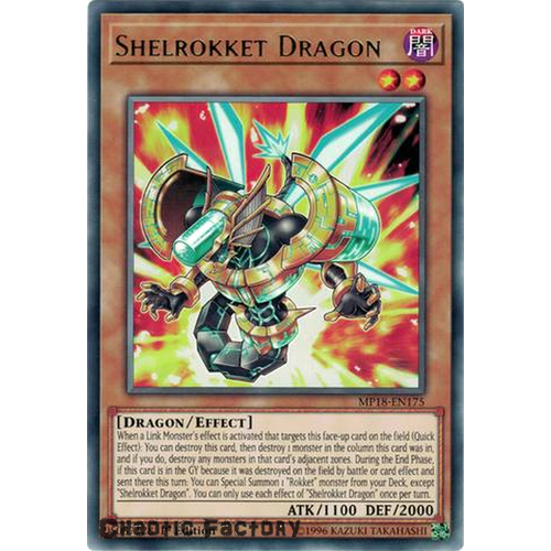 Yugioh MP18-EN175 Shelrokket Dragon Rare 1st Edition NM