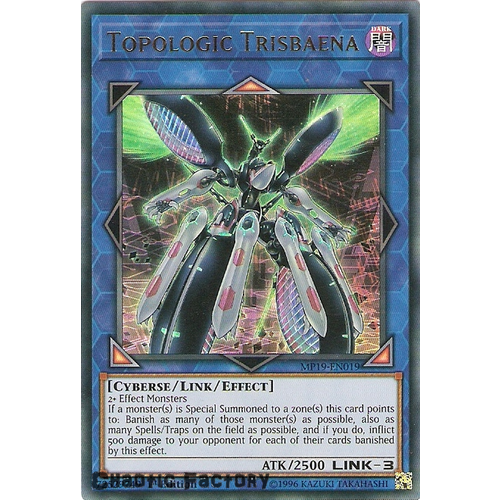 Yugioh MP19-EN019 Topologic Trisbaena Ultra Rare  NM