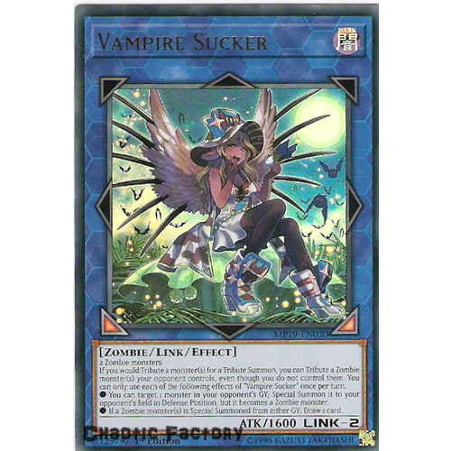 Yugioh MP19-EN030 Vampire Sucker Ultra Rare  NM
