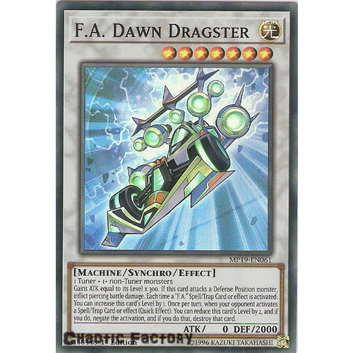 MP19-EN061 F.A. Dawn Dragster Super Rare  NM