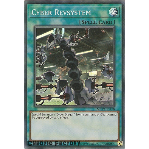 Yugioh MP19-EN118 Cyber Revsystem Super Rare  NM