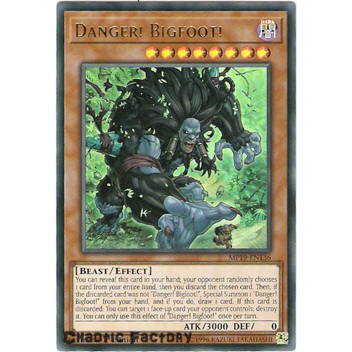MP19-EN136 Danger! Bigfoot! Ultra Rare  NM