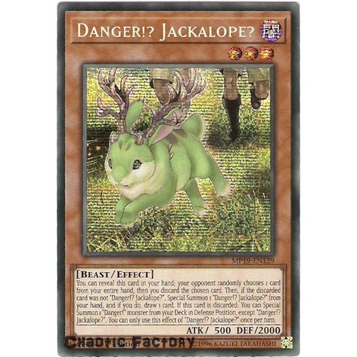 MP19-EN139 Danger!? Jackalope? Prismatic Secret Rare  NM