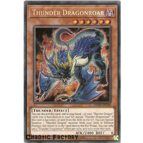 MP19-EN169 Thunder Dragonroar Prismatic Secret Rare  NM