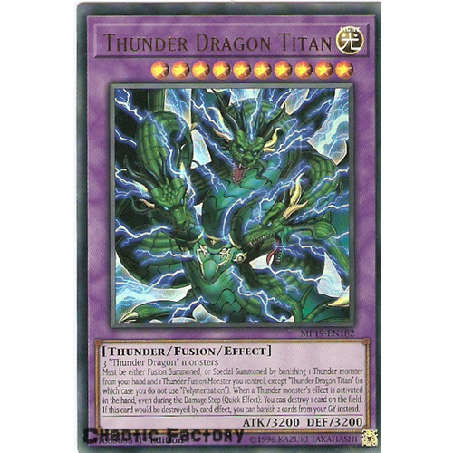 MP19-EN182 Thunder Dragon Titan Ultra Rare  NM UNL ED