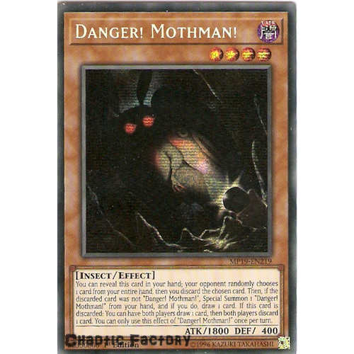 MP19-EN219 Danger! Mothman! Prismatic Secret Rare  NM