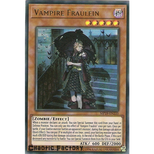 Yugioh MP19-EN235 Vampire Fraulein Ultra Rare  NM