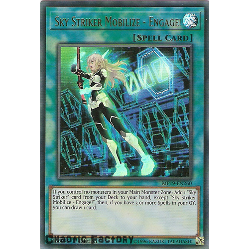 Yugioh MP19-EN260 Sky Striker Mobilize - Engage! Ultra Rare  NM