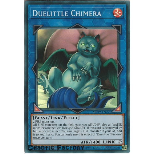 Yugioh MP19-EN270 Duelittle Chimera Super Rare 1st Edition NM