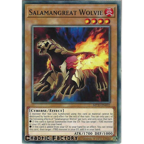 MP20-EN002 Salamangreat Wolvie Common 1st Edition NM