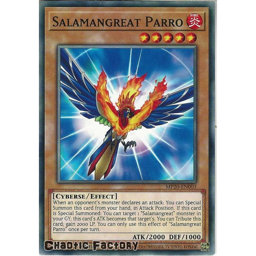 MP20-EN003 Salamangreat Parro Common 1st Edition NM