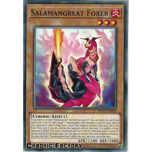 MP20-EN004 Salamangreat Foxer Common 1st Edition NM