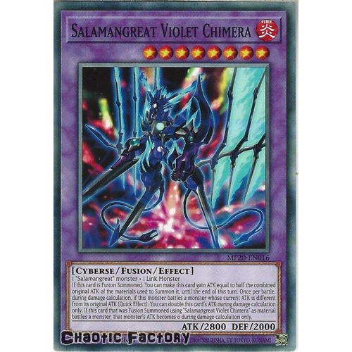 MP20-EN016 Salamangreat Violet Chimera Common 1st Edition NM