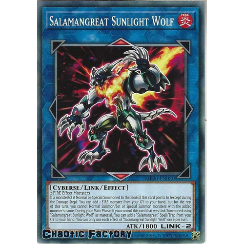 MP20-EN020 Salamangreat Sunlight Wolf Common 1st Edition NM