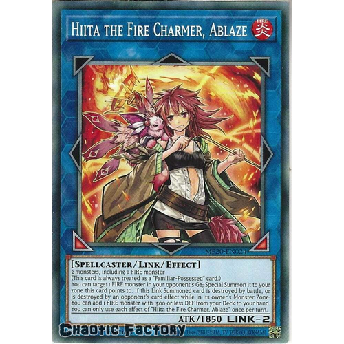 MP20-EN024 Hiita the Fire Charmer, Ablaze Common 1st Edition NM