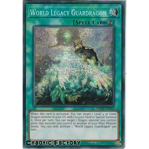 MP20-EN029 World Legacy Guardragon Prismatic Secret Rare 1st Edition NM