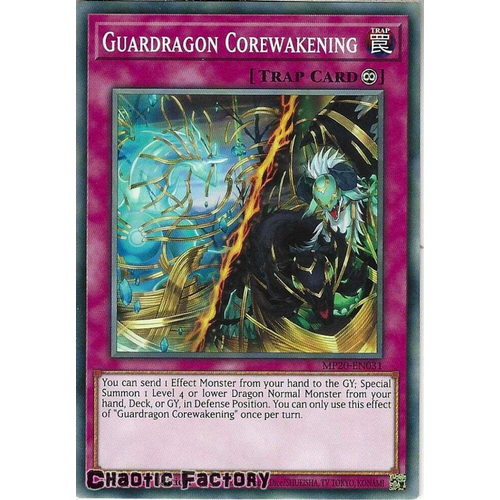 MP20-EN031 Guardragon Corewakening Common 1st Edition NM