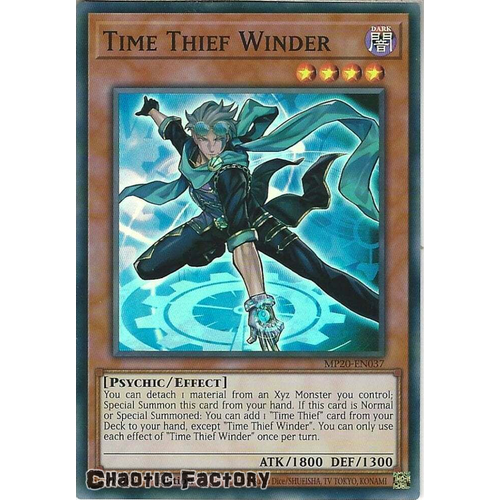 MP20-EN037 Time Thief Winder Super Rare 1st Edition NM