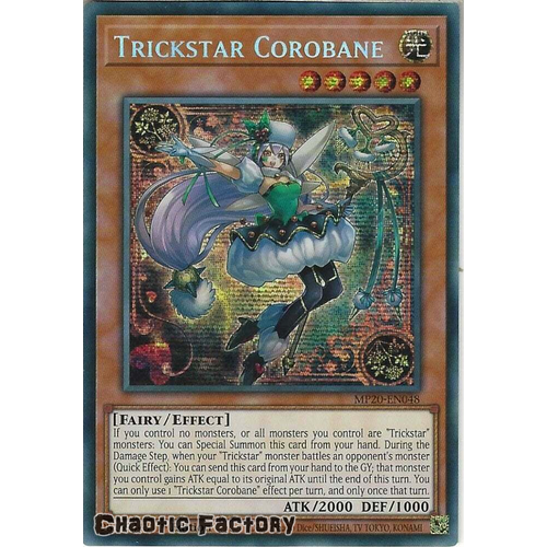 MP20-EN048 Trickstar Corobane Prismatic Secret Rare 1st Edition NM