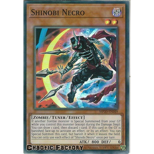 MP20-EN049 Shinobi Necro Super Rare 1st Edition NM