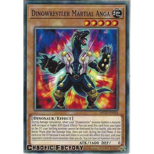 MP20-EN054 Dinowrestler Martial Anga Common 1st Edition NM