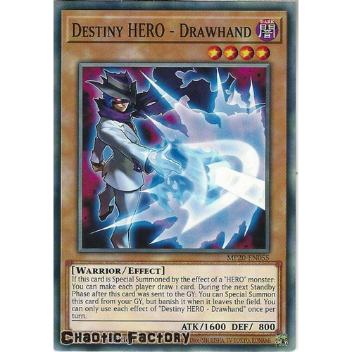 MP20-EN055 Destiny HERO - Drawhand Common 1st Edition NM