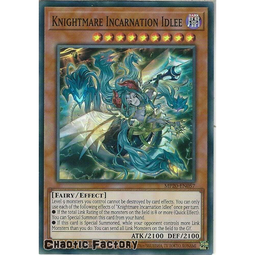 MP20-EN057 Knightmare Incarnation Idlee Super Rare 1st Edition NM