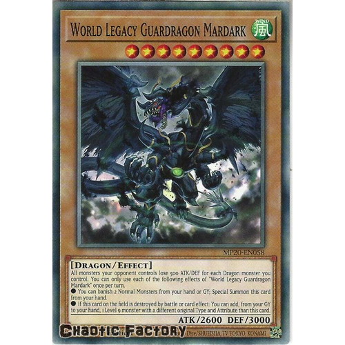MP20-EN058 World Legacy Guardragon Mardark Common 1st Edition NM
