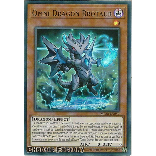 MP20-EN059 Omni Dragon Brotaur Ultra Rare 1st Edition NM