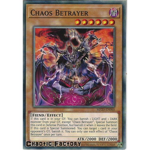 MP20-EN060 Chaos Betrayer Common 1st Edition NM