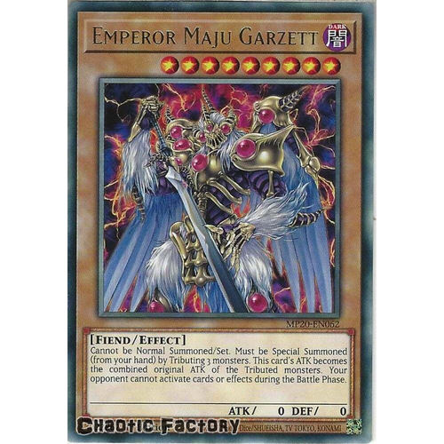 MP20-EN062 Emperor Maju Garzett Rare 1st Edition NM