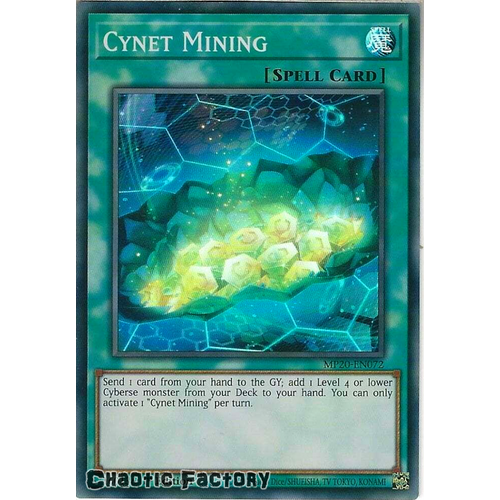 MP20-EN072 Cynet Mining Super Rare 1st Edition NM