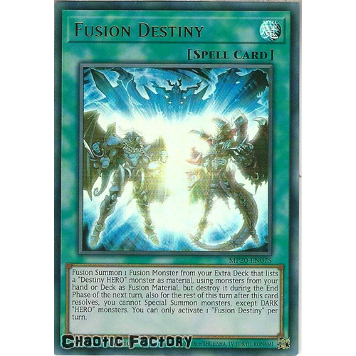 MP20-EN075 Fusion Destiny Ultra Rare 1st Edition NM