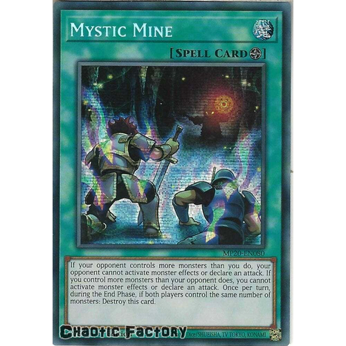 MP20-EN080 Mystic Mine Prismatic Secret Rare 1st Edition NM