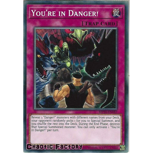 MP20-EN087 You're in Danger! Common 1st Edition NM