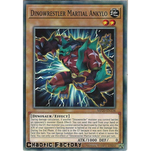 MP20-EN104 Dinowrestler Martial Ankylo Common 1st Edition NM