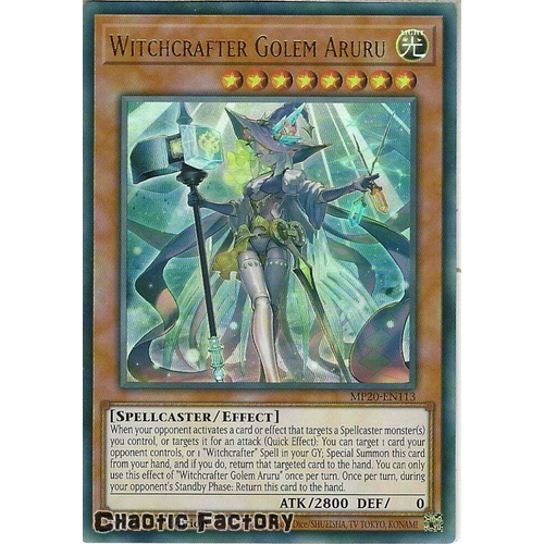 MP20-EN113 Witchcrafter Golem Aruru Ultra Rare 1st Edition NM